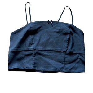 Black Wild Fable Crop Top- size large